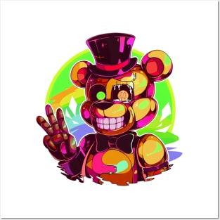 freddy fazbear Posters and Art